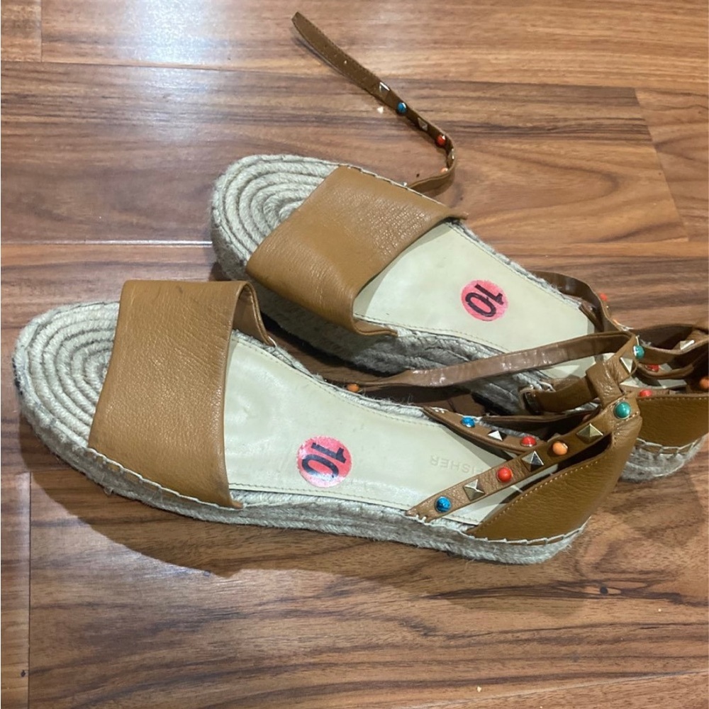 marc fisher studded platform espadrille